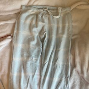 Ocean drive blue and white joggers